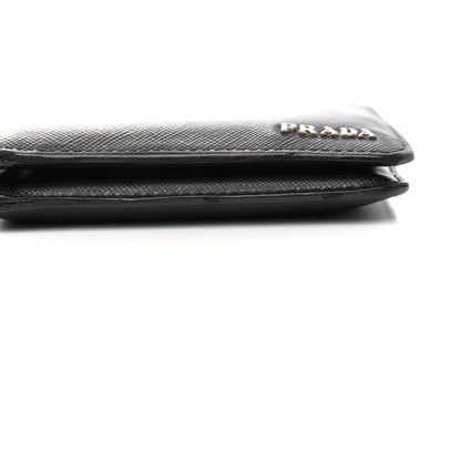 Prada Saffiano Bi-Fold Wallet Black 9 of 9