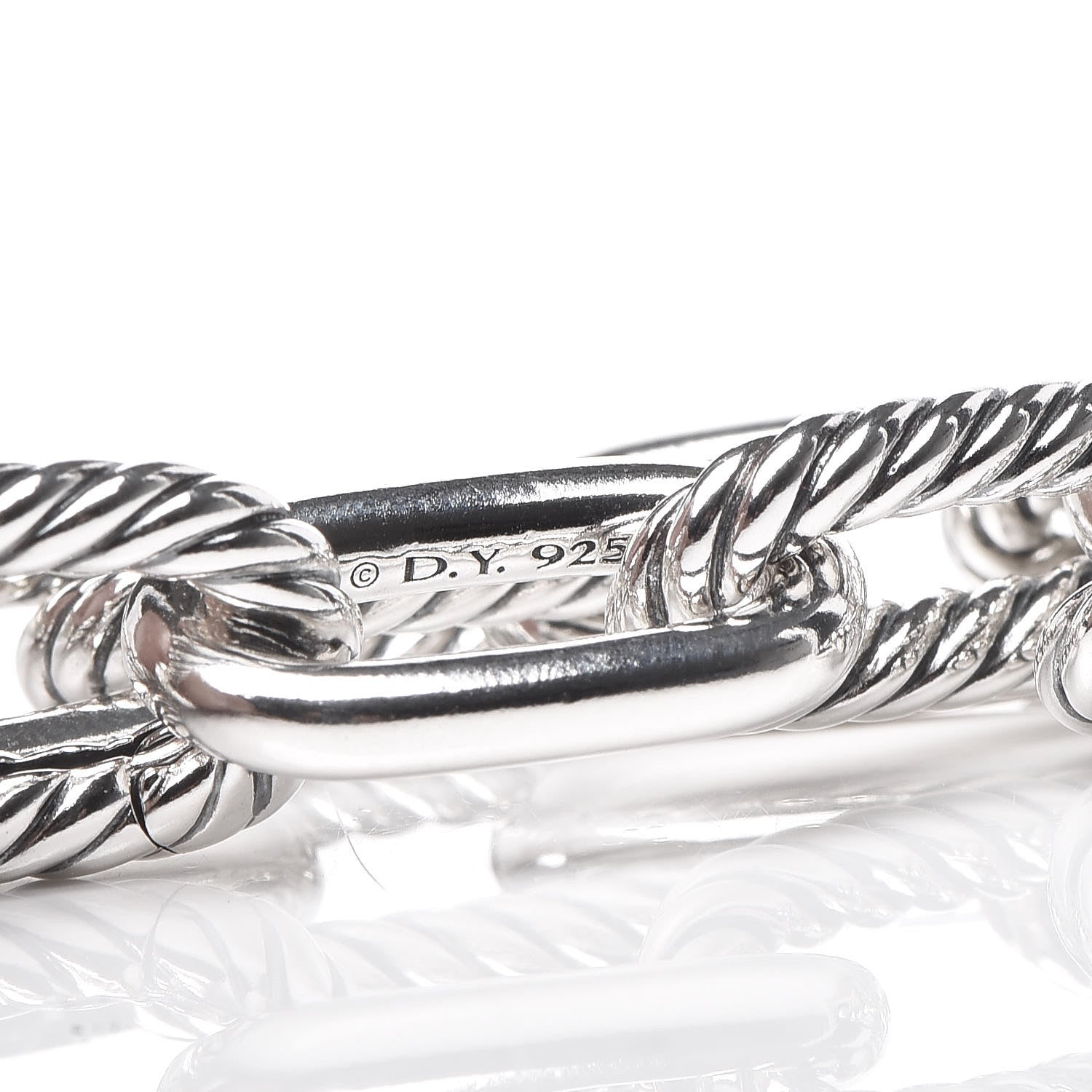 David Yurman Sterling Silver 11mm Madison Chain Bracelet 4 of 5