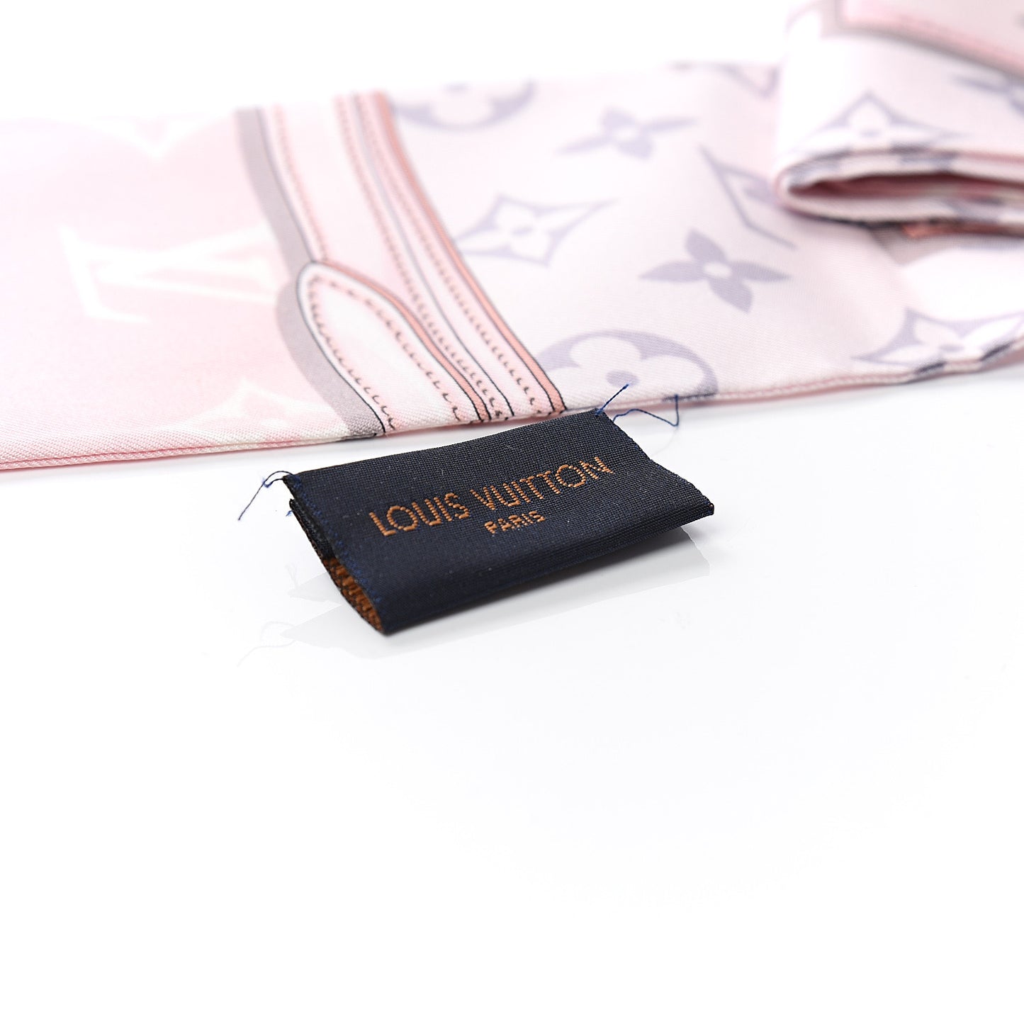 Silk Monogram Confidential Bandeau Light Pink