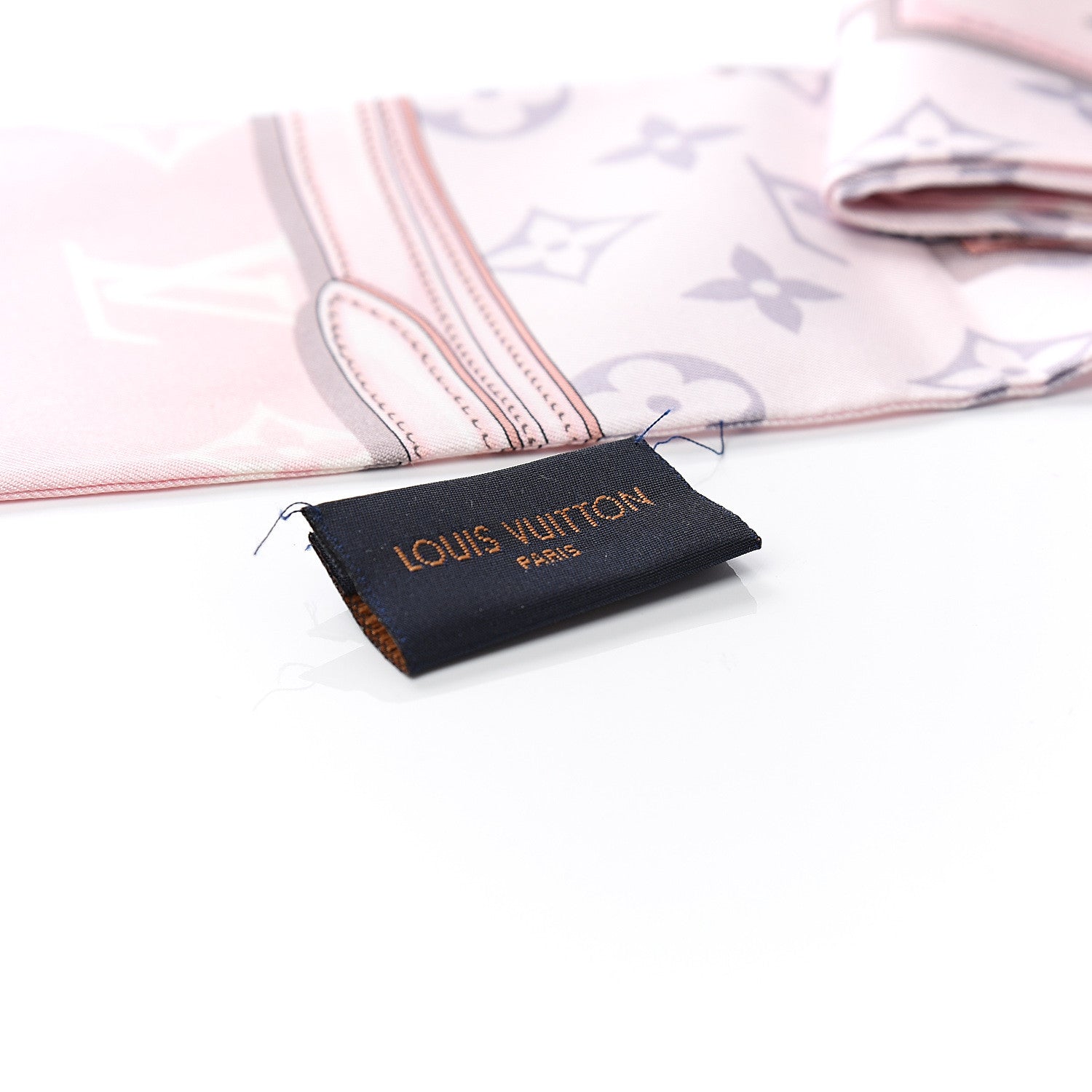 Louis Vuitton Silk Monogram Confidential Bandeau Light Pink 2 of 4