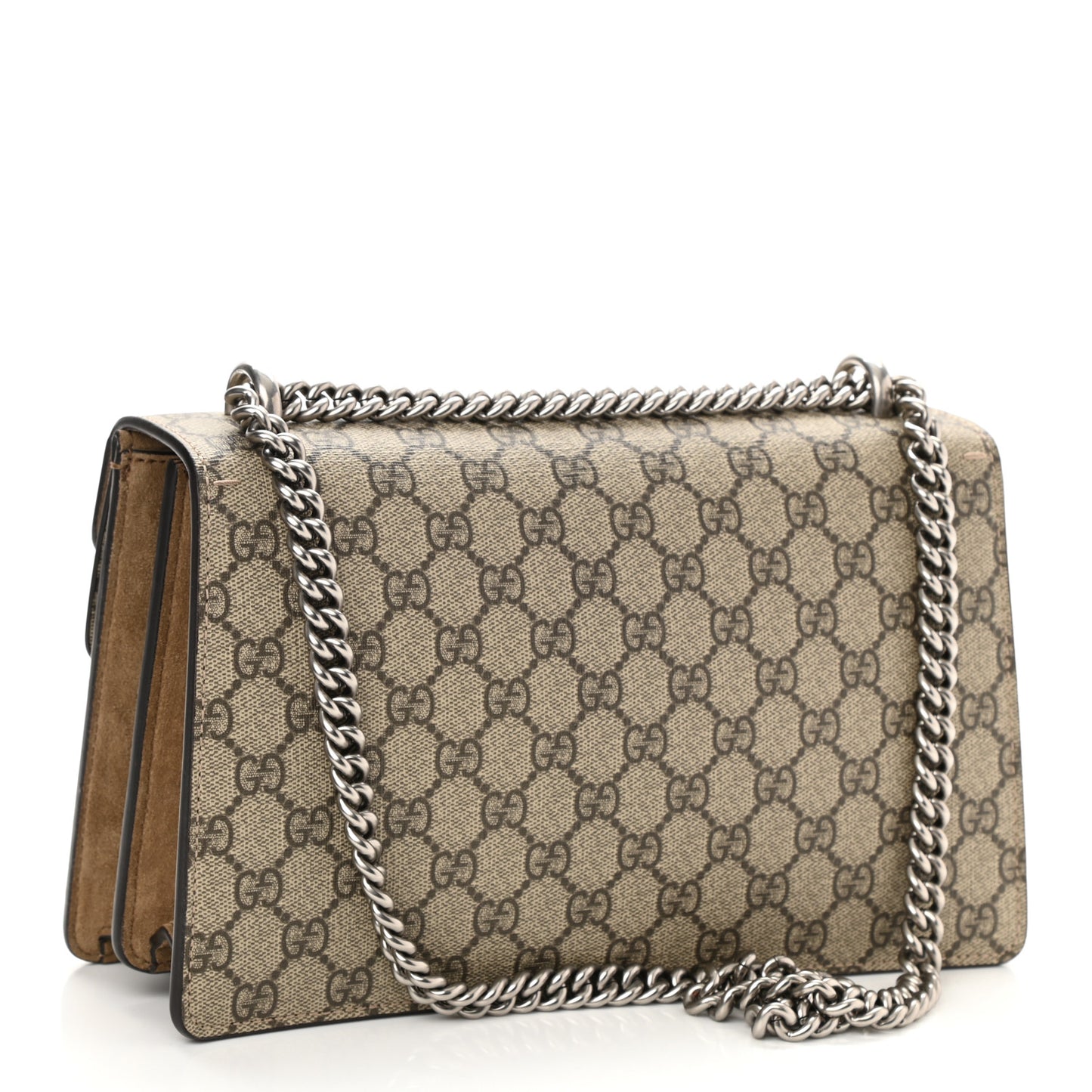 GG Supreme Monogram Small Dionysus Shoulder Bag Taupe