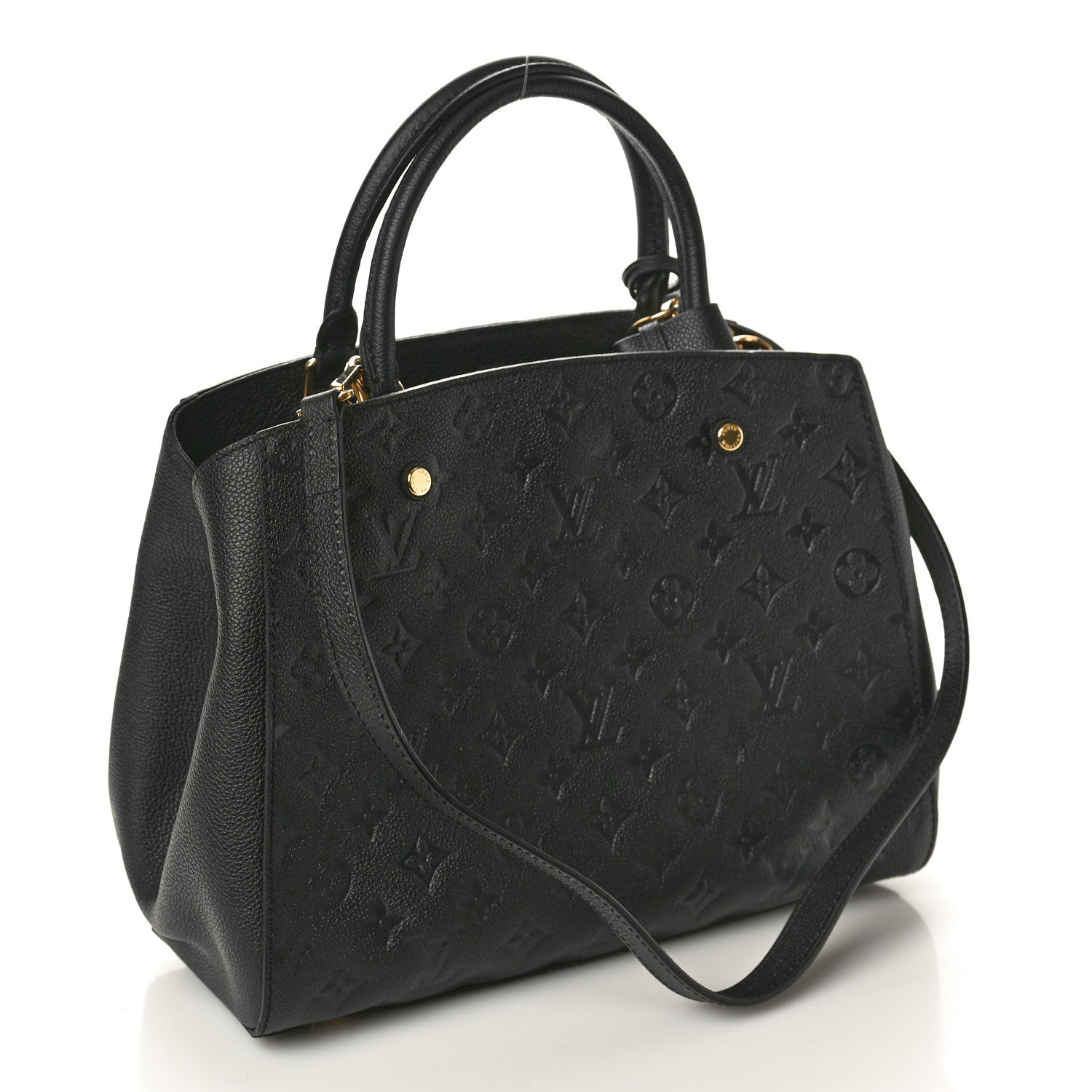 Louis Vuitton Empreinte Montaigne MM Black 3 of 10