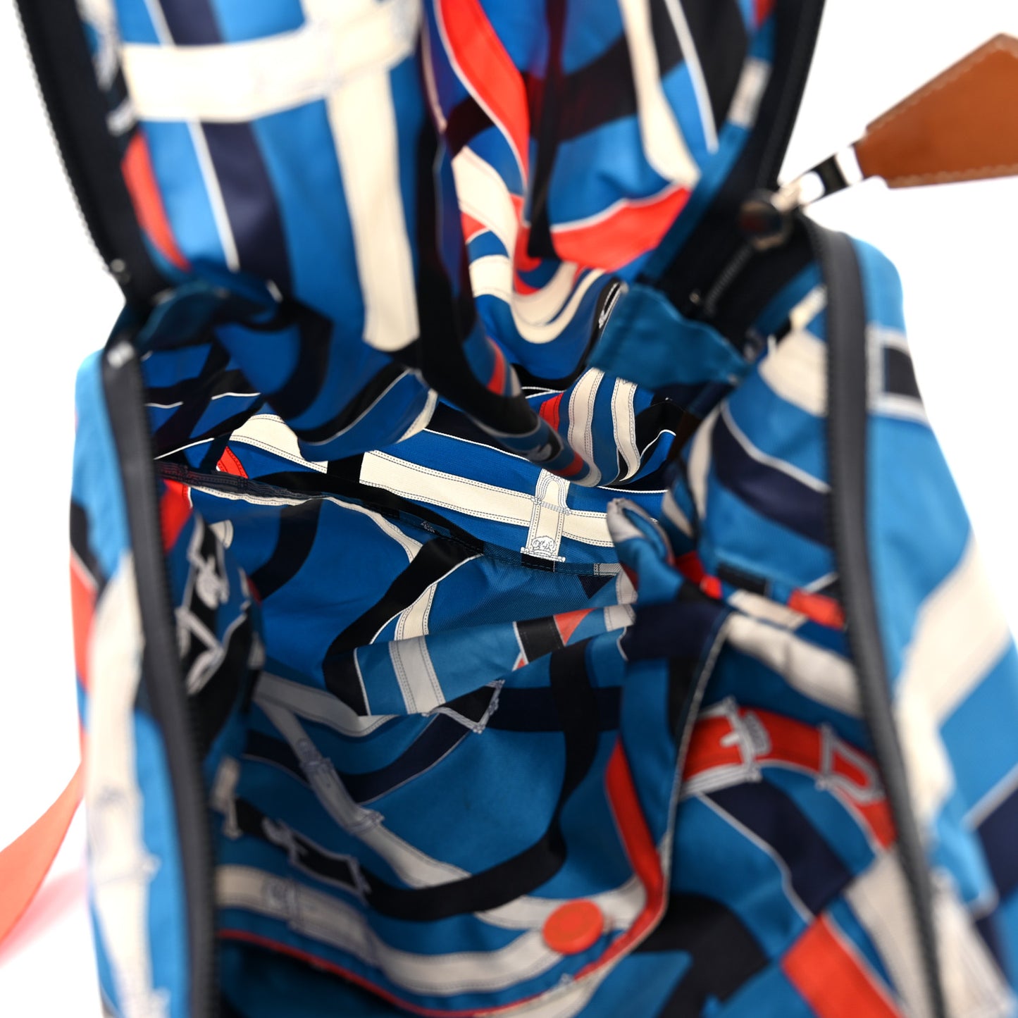 Silk Barenia Cavalcadour Airsilk Backpack Bleu Zanzibar Orange Poppy Fauve