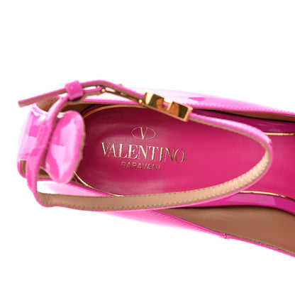 Valentino Garavani Patent Tan-Go 50/155mm Platform Pumps 40 Pink PP 7 of 8