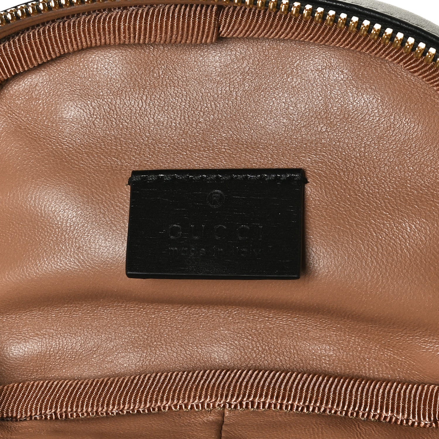 Gucci Calfskin Trapuntata Zumi Belt Bag Black 6 of 12