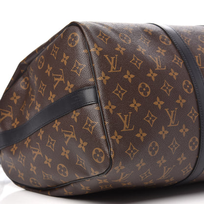 Louis Vuitton Monogram Macassar Keepall Bandouliere 45 6 of 8