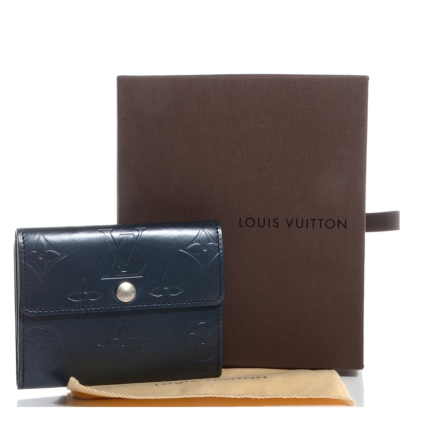 Mat Monogram Ludlow Wallet Blue
