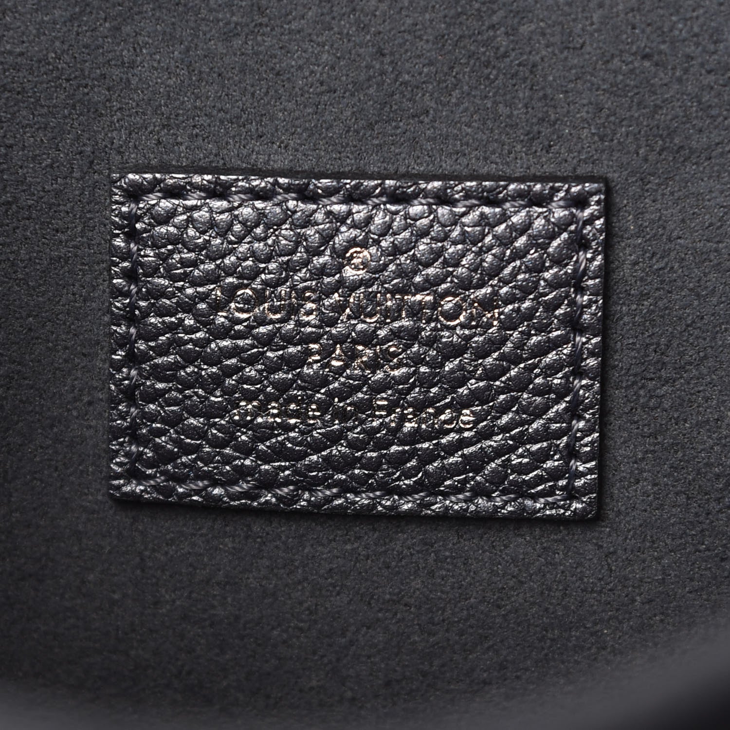 Louis Vuitton Metallic Empreinte Monogram Giant Pochette Metis Navy Nacre 6 of 8