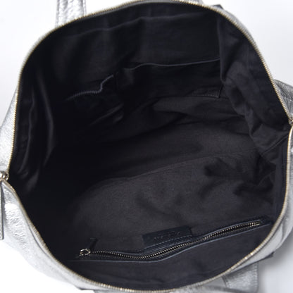 Givenchy Metallic Calfskin Medium Nightingale Silver 6 of 11