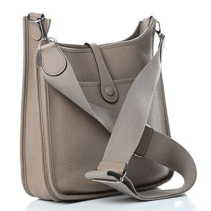 Hermes Taurillon Clemence Evelyne III PM Gris Tourterelle 3 of 14