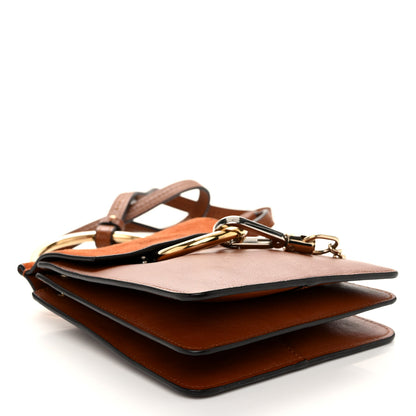 Chloe Suede Calfskin Mini Faye Bracelet Bag Tobacco 4 of 10