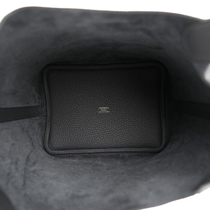 Hermes Taurillon Clemence Picotin Lock 18 PM Ardoise 5 of 11