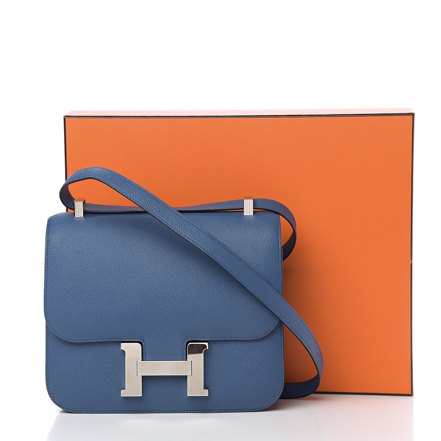 Epsom Constance Verso 24 Bleu Agate Gris Mouette