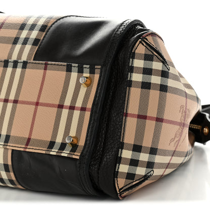 Burberry Haymarket Check Small Gladstone Chocolate 10 of 14