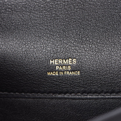 Hermes Swift Kelly Cut Clutch Pochette Black 7 of 28