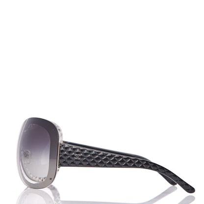 Chanel Quilted CC Sunglasses 4159 Black 3 of 7