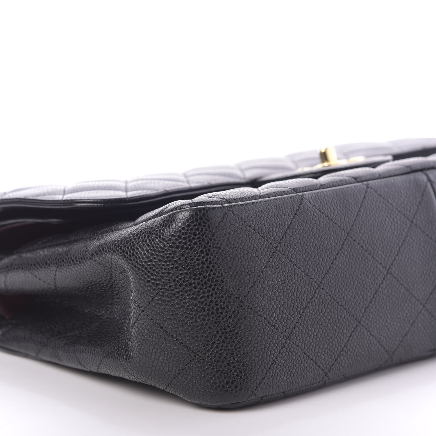 Chanel Caviar Quilted Jumbo Double Flap Black 6 of 12