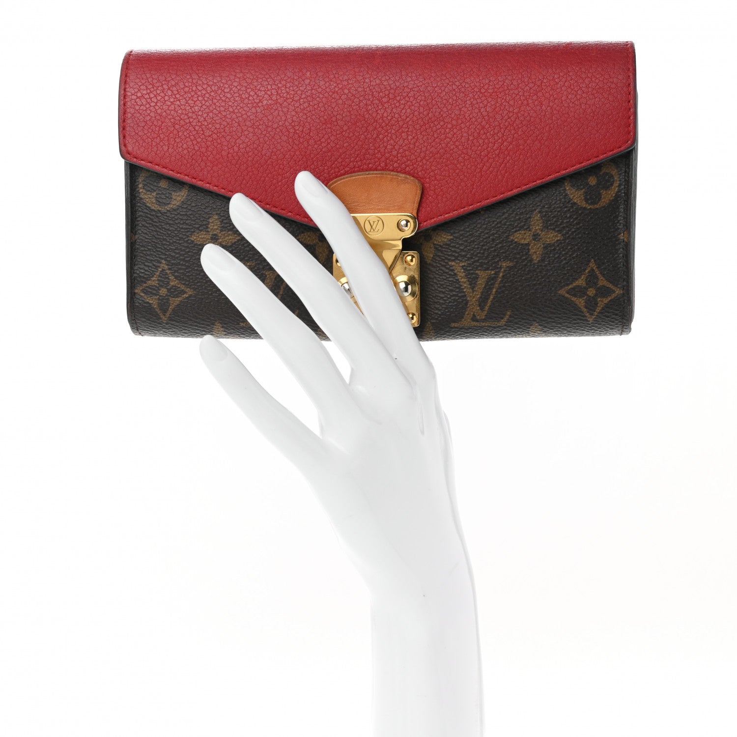 Louis Vuitton Monogram Pallas Wallet Cherry 2 of 7