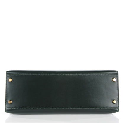 Hermes Box Kelly Sellier 32 Vert Fonce 11 of 28