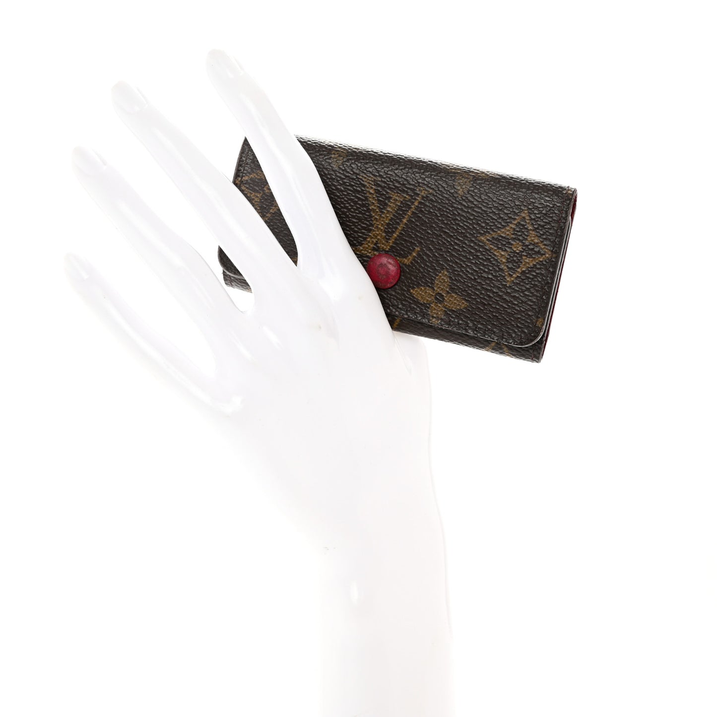 Monogram 4 Key Multicles Holder Fuchsia