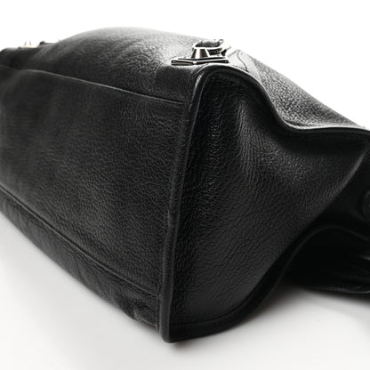 Balenciaga Chevre Silver Metallic Edge Hardware City Black 8 of 8