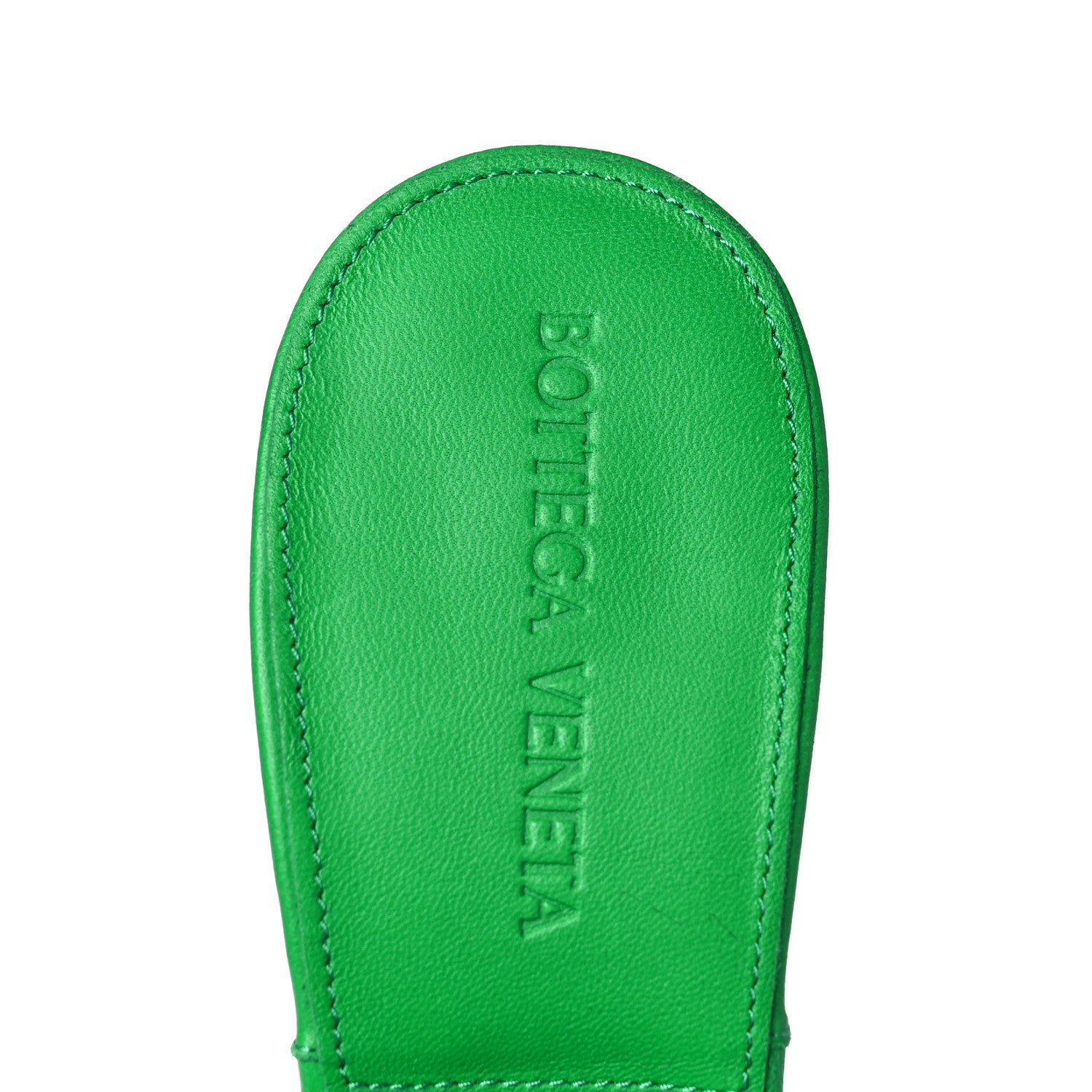 Bottega Veneta Nappa Maxi Intrecciato Lido 90mm Mule Sandals 36.5 Grass 7 of 7