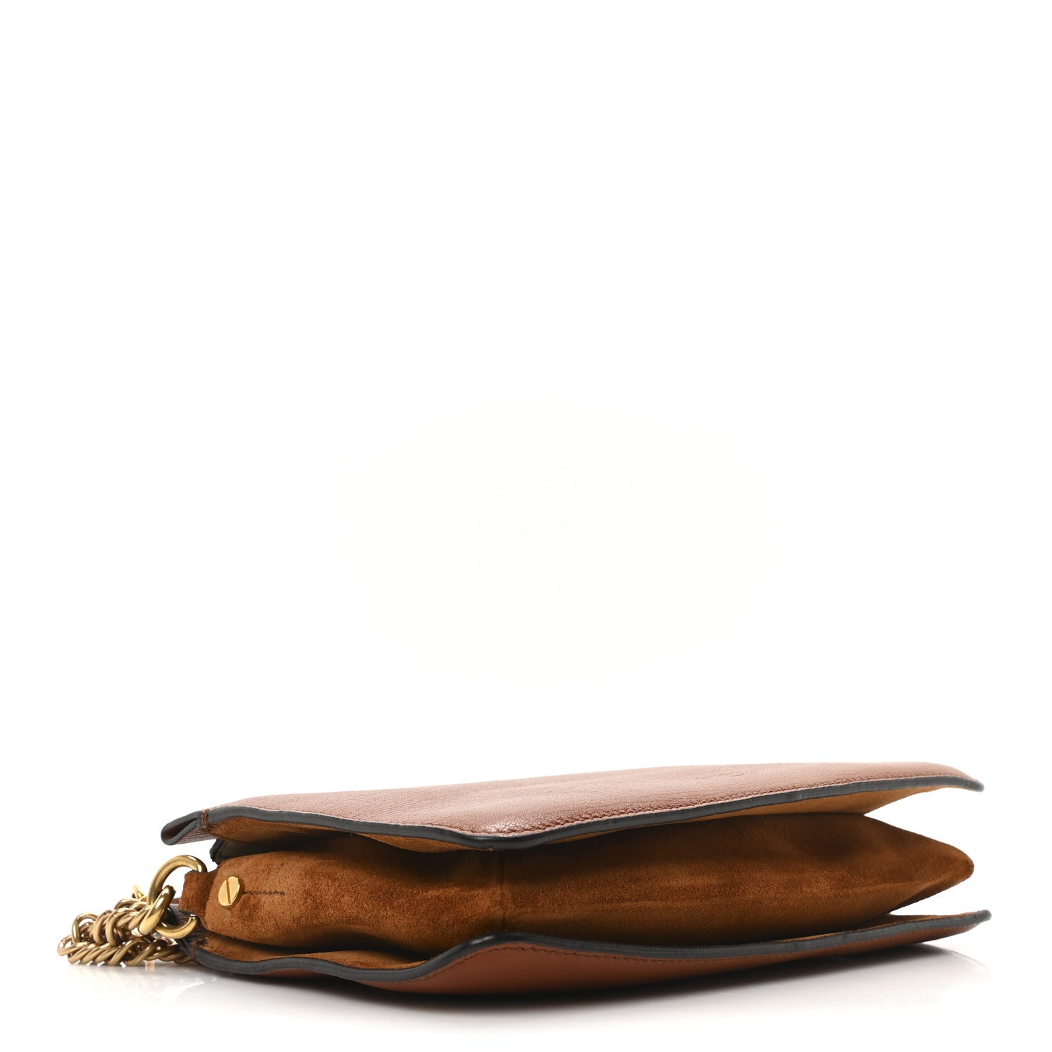 Givenchy Goatskin Suede Cross 3 Crossbody Bag Chestnut 4 of 10
