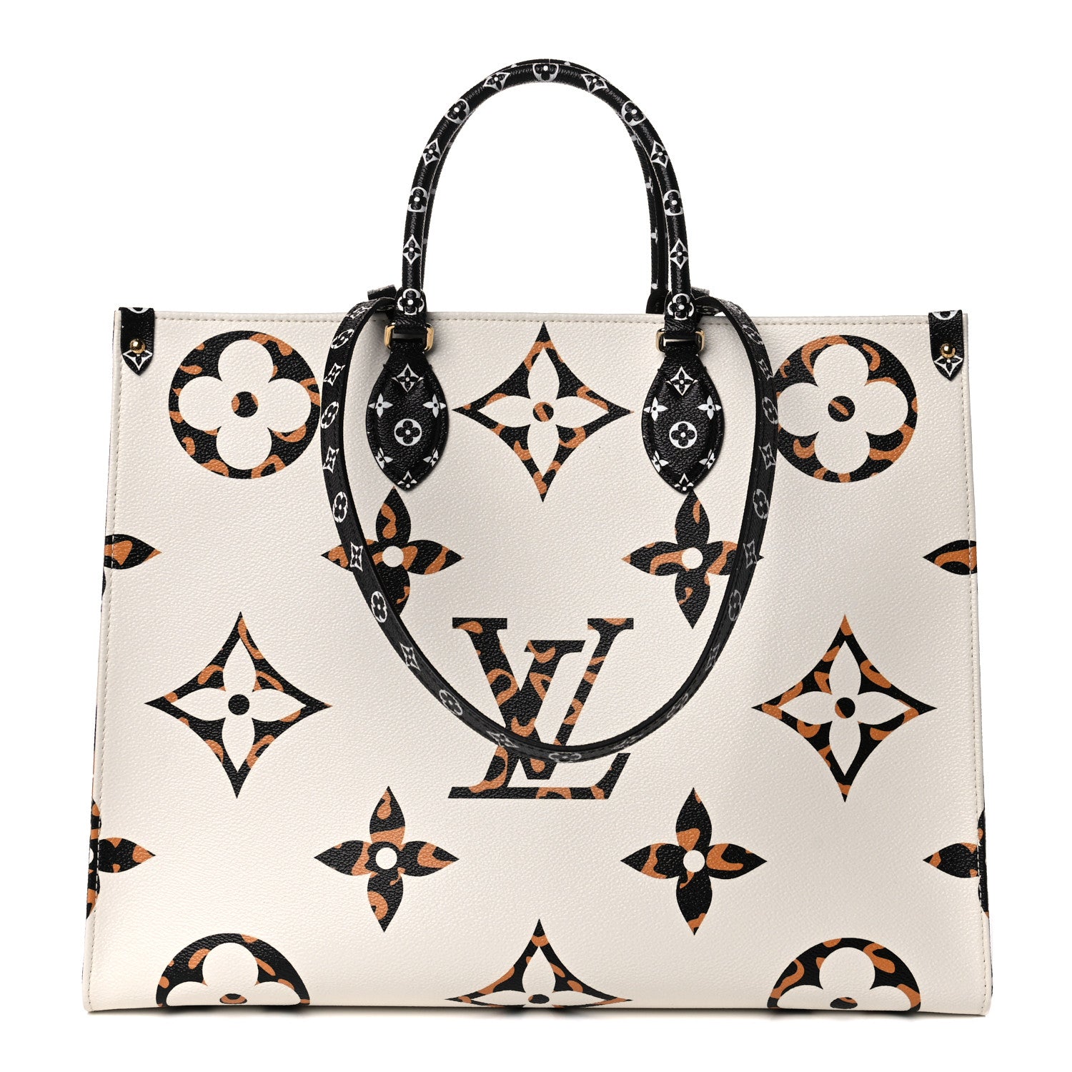 Louis Vuitton Monogram Giant Jungle Onthego GM Ivory 1 of 9