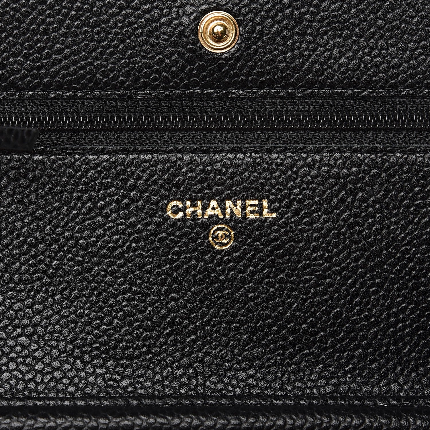 Chanel Caviar Quilted Wallet On Chain WOC Black 6 of 9