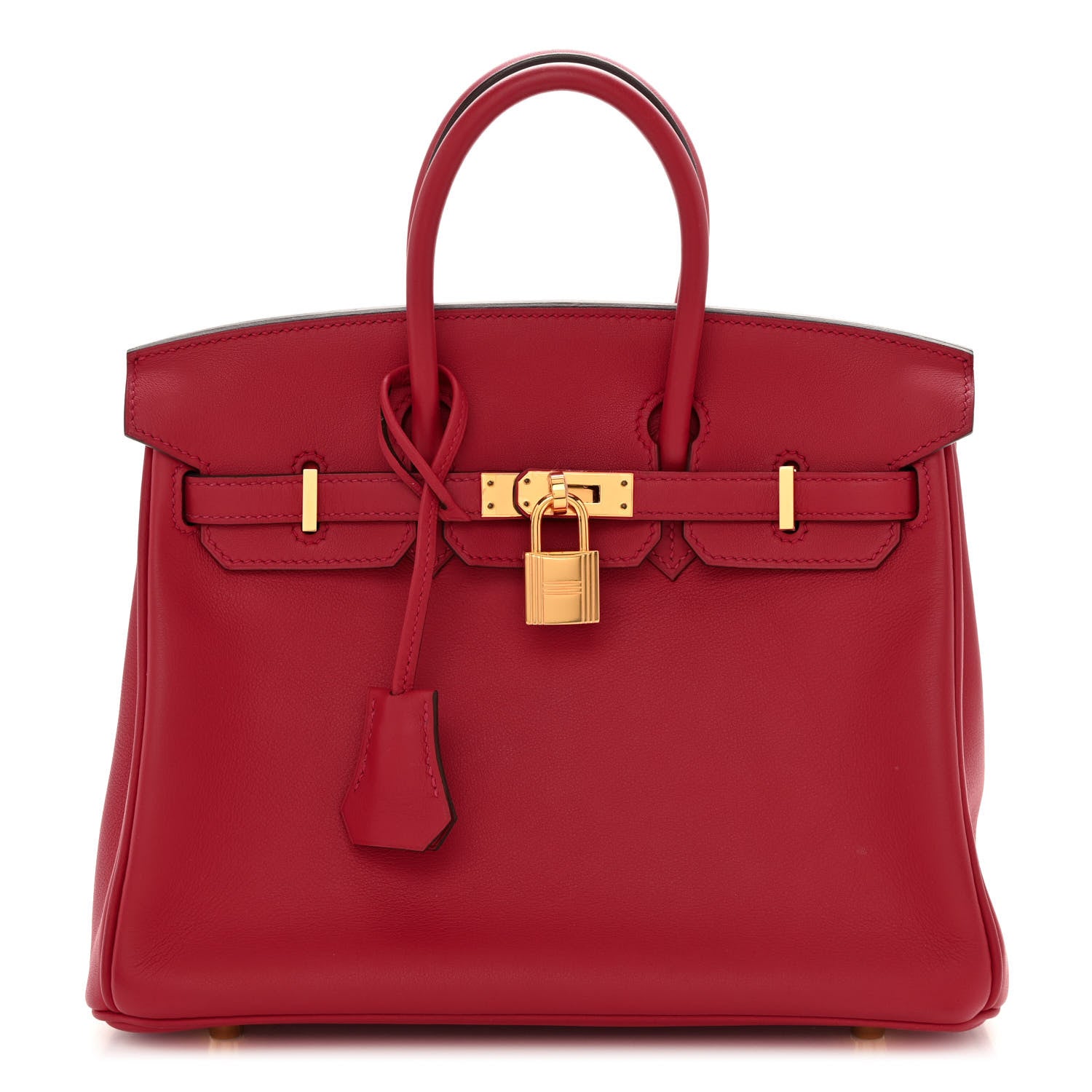 Hermes Swift Birkin 25 Rouge Casaque 1 of 12