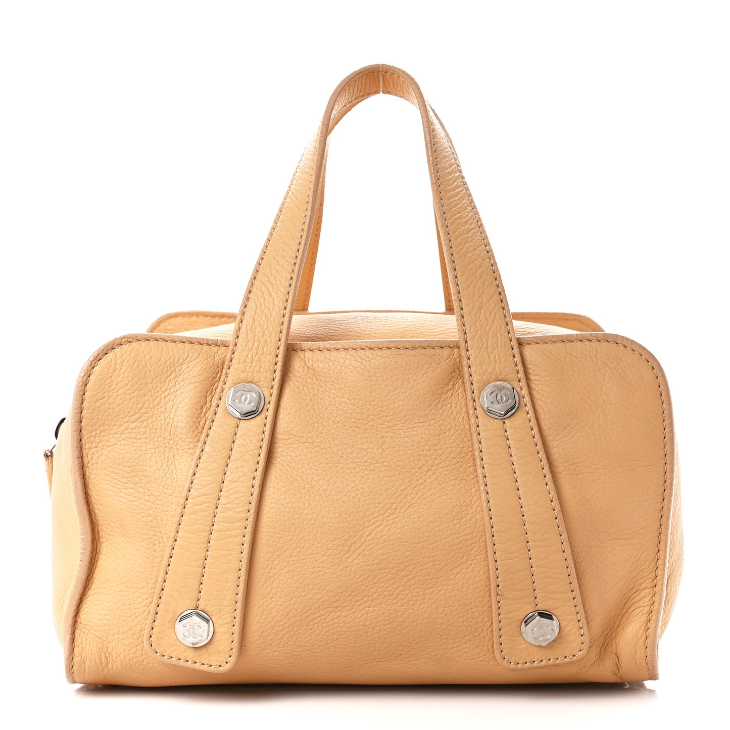 Deerskin Medium Bolt Bag Beige