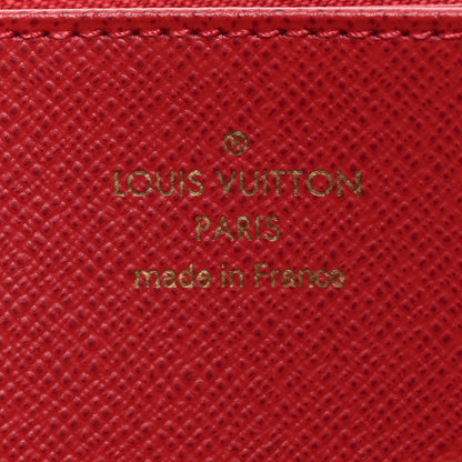 Louis Vuitton Damier Ebene Studded Zippy Wallet Cherry 6 of 6