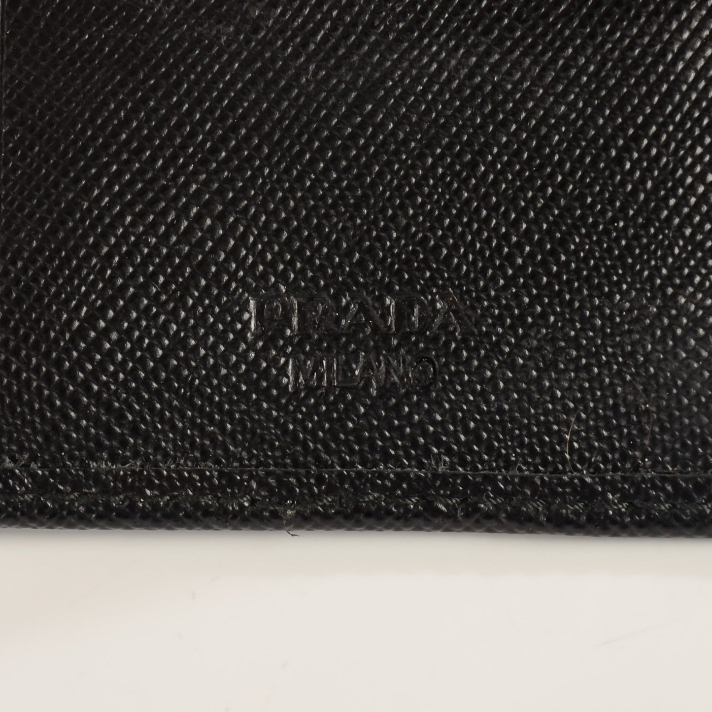 Saffiano Metal 6 Key Holder Nero Black