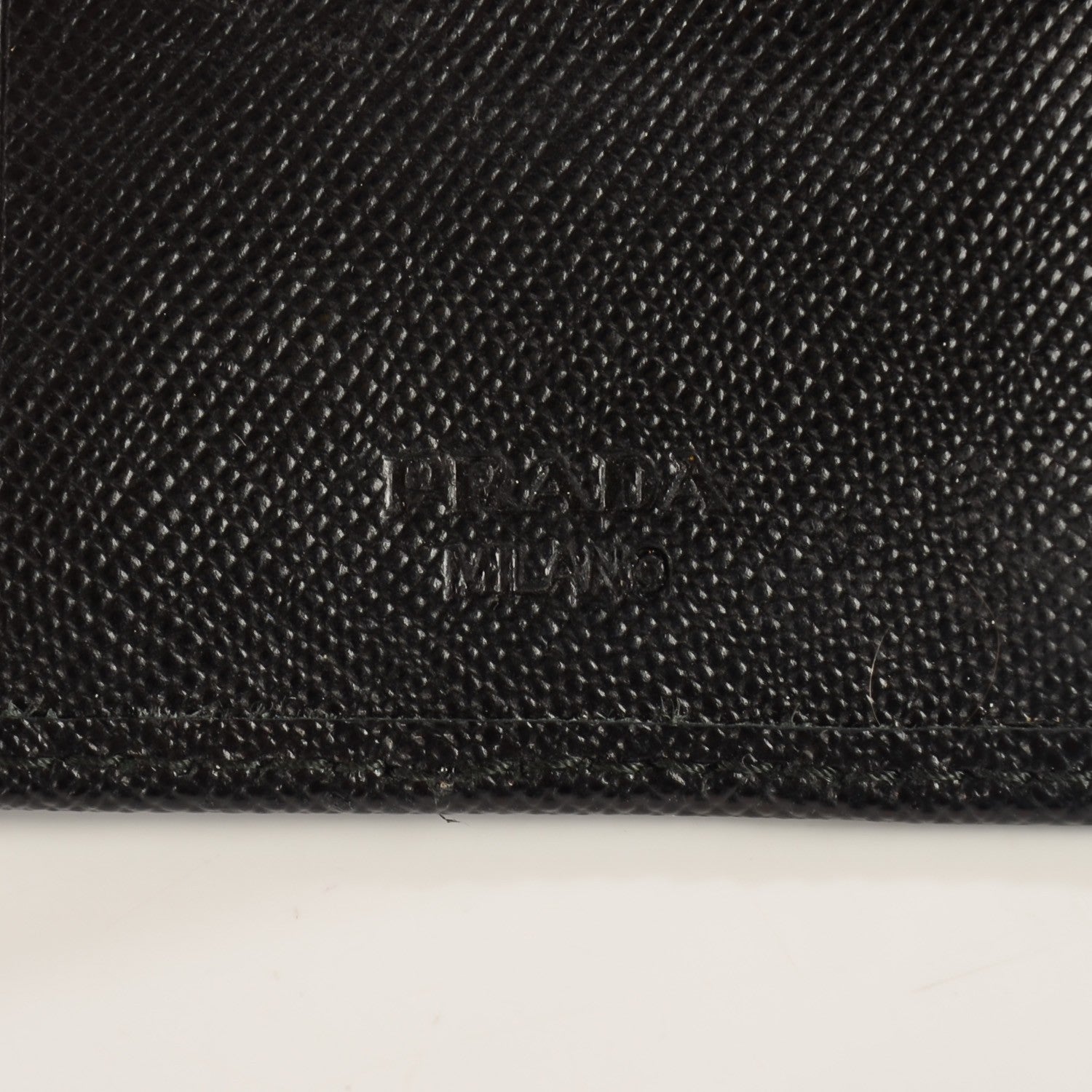 Prada Saffiano Metal 6 Key Holder Nero Black 9 of 11