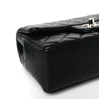 Chanel Lambskin Quilted Mini Rectangular Flap Black 8 of 10