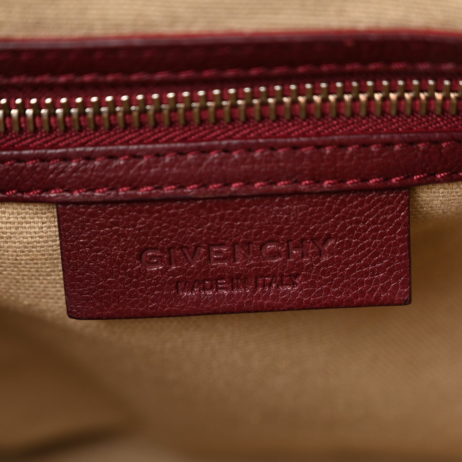 Givenchy Sugar Goatskin Small Antigona Oxblood 6 of 11