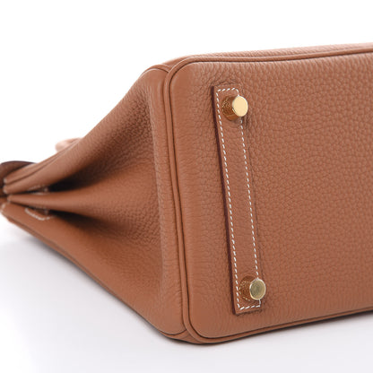 Hermes Togo Birkin 25 Gold 24 of 31