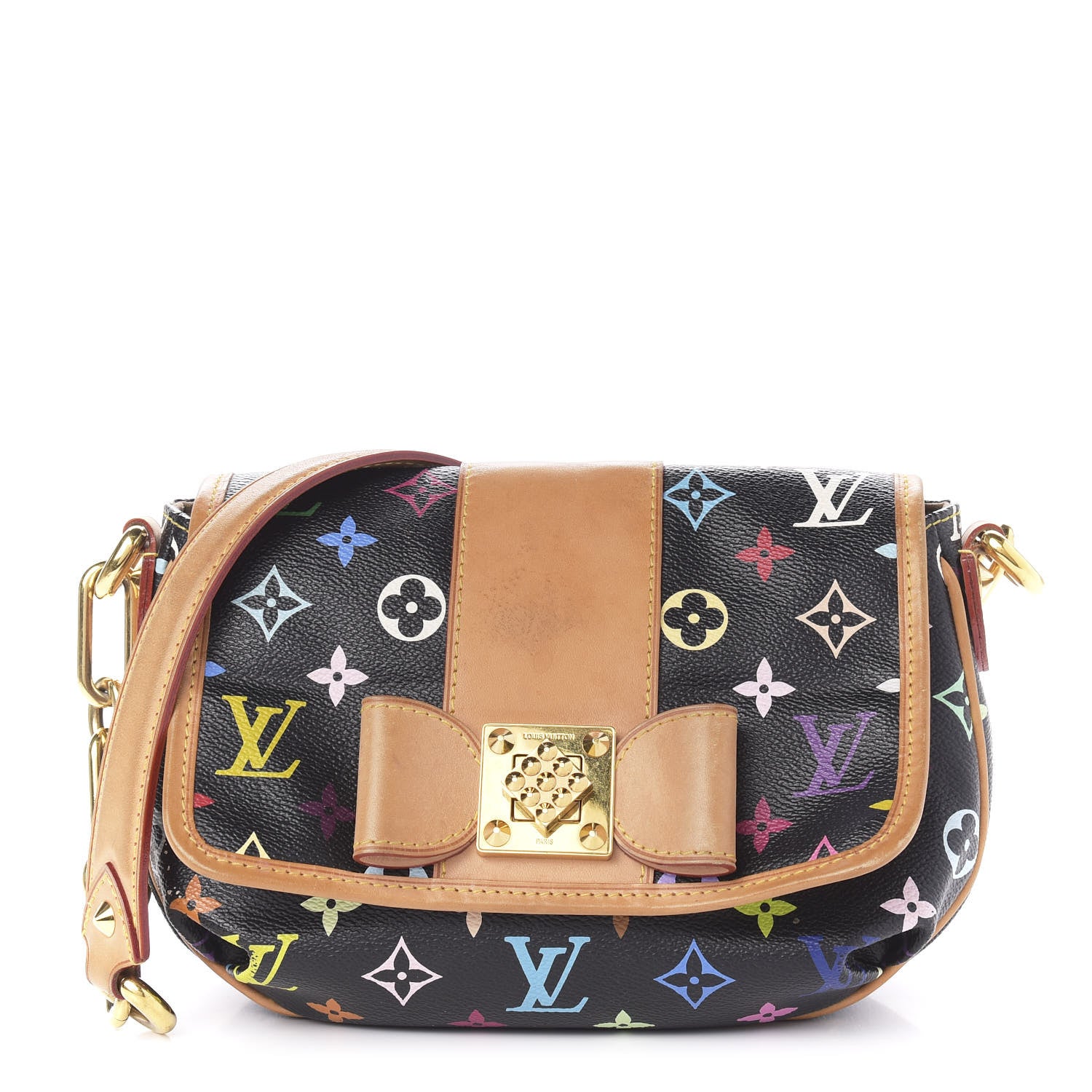 Louis Vuitton Monogram Multicolor Patti Black 1 of 14