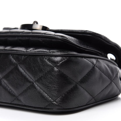 Mulberry Shiny Calfskin Quilted Mini Darley Shoulder Bag Black 8 of 11