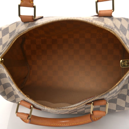 Louis Vuitton Damier Azur Speedy Bandouliere 30 5 of 9