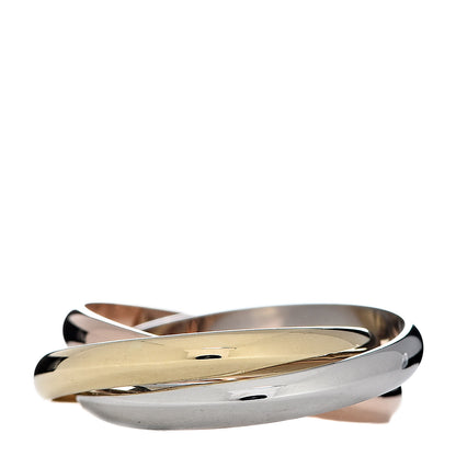 Cartier 18K Pink Yellow White Gold Small Trinity Ring 51 5.75 3 of 6