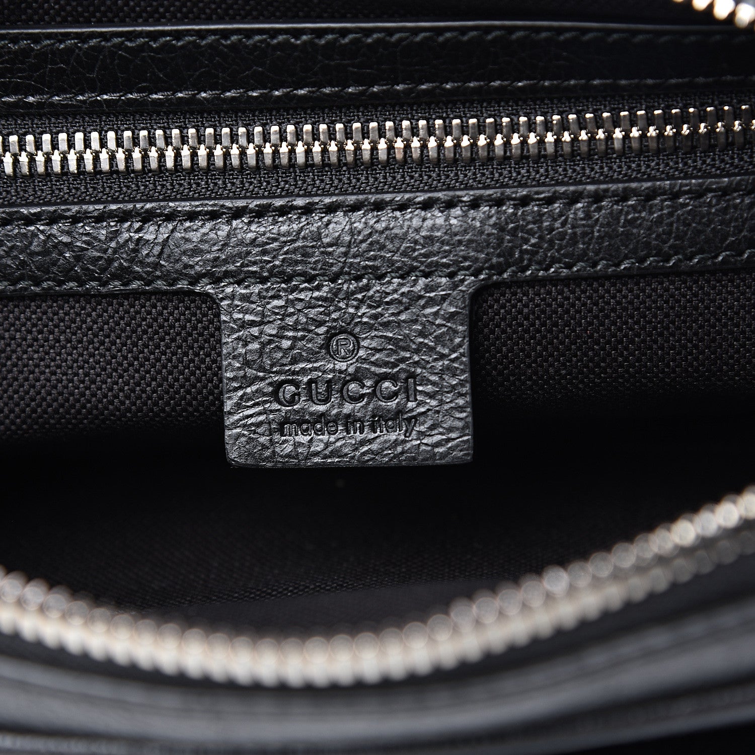 Gucci Fluffy Calfskin Morpheus Belt Bag 85 34 Black 5 of 9
