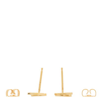 Tiffany 18K Yellow Gold Mini Paloma's Graffiti X Earrings 3 of 4
