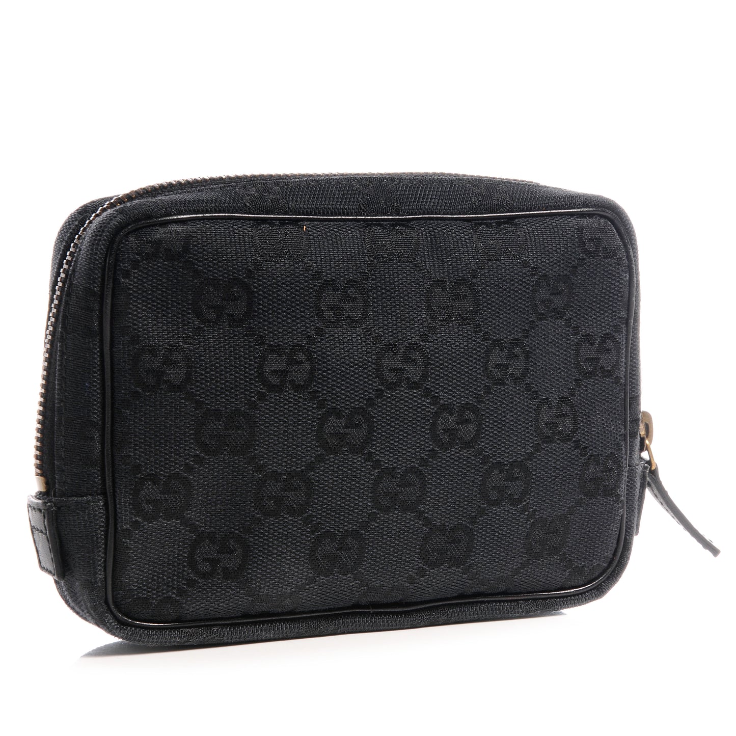 Canvas Monogram Small Accessories Case Black