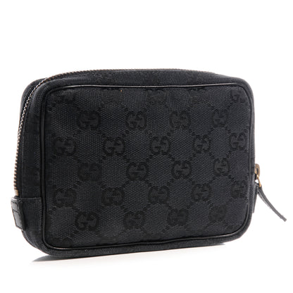 Gucci Canvas Monogram Small Accessories Case Black 3 of 7