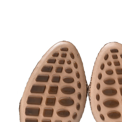 Bottega Veneta Mesh Nappa Chunky Chain Sandals 36 Beige Pony 6 of 8