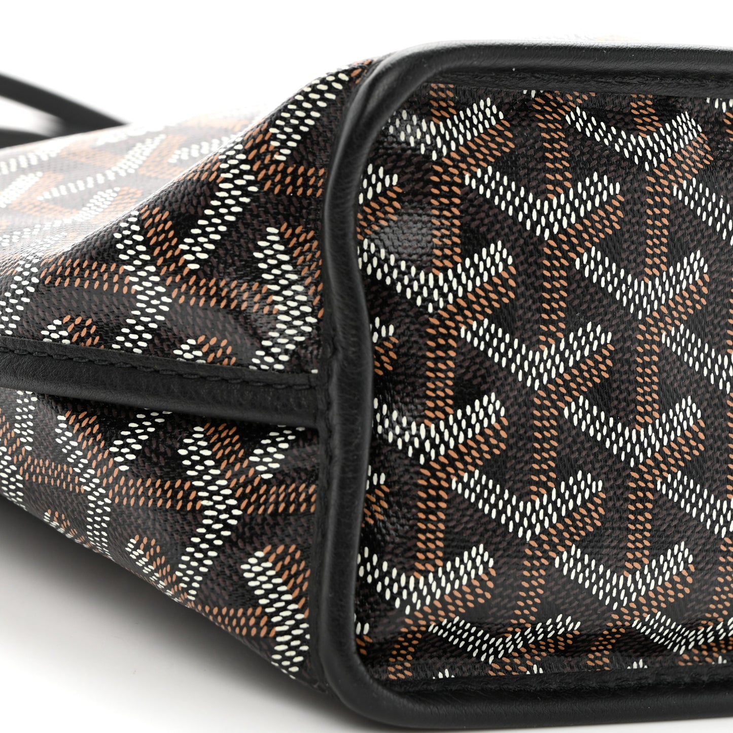Goyardine Reversible Mini Anjou Black