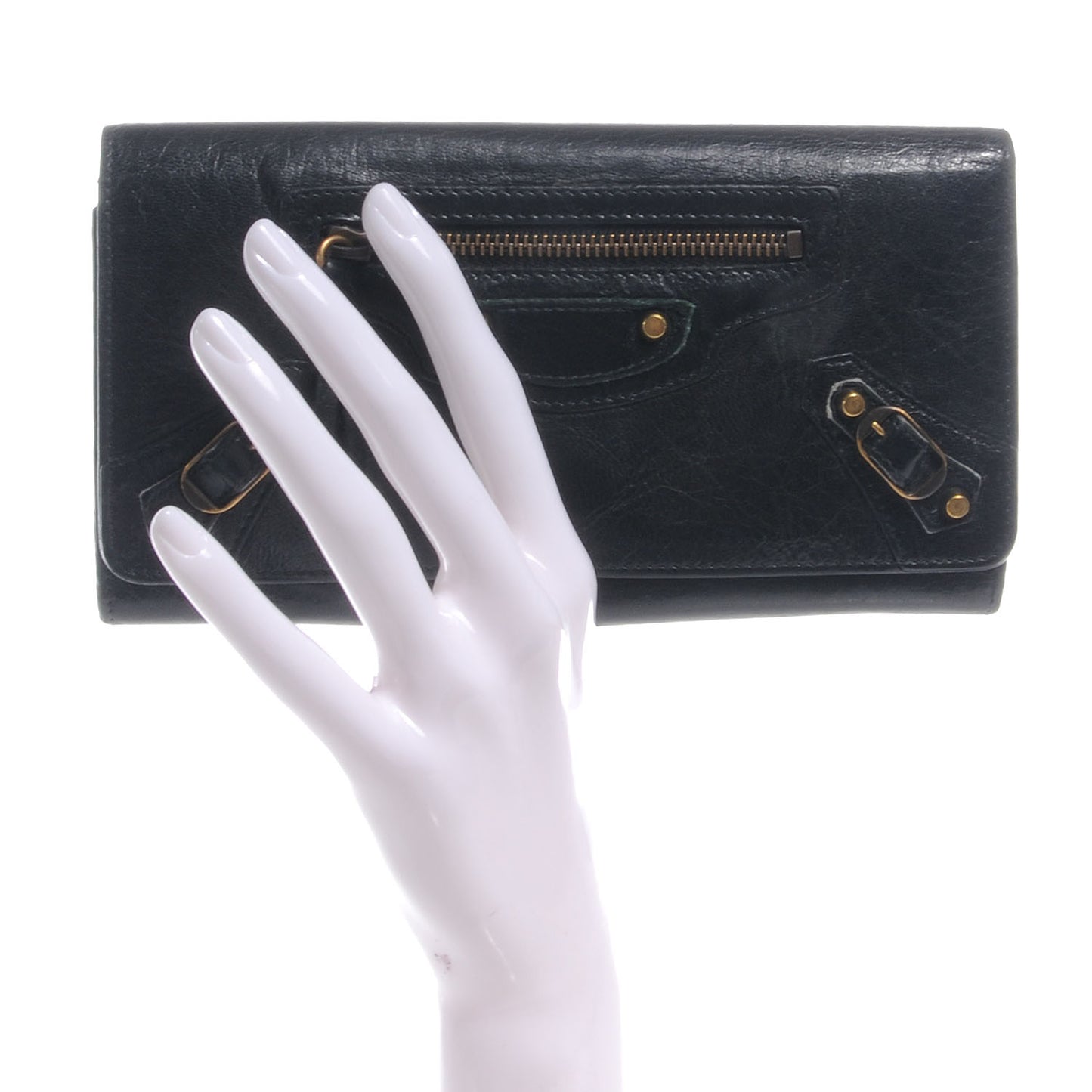 Agneau Money Wallet Black