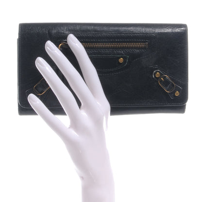 Balenciaga Agneau Money Wallet Black 2 of 7