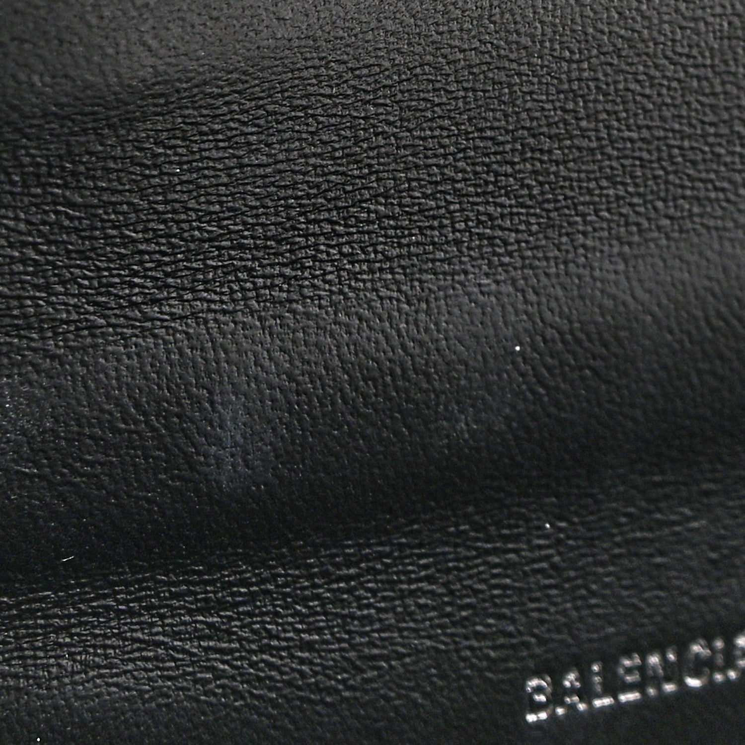 Balenciaga Shiny Calfskin Monochrome Crocodile Embossed Hourglass Top Handle Bag XS Black 12 of 12